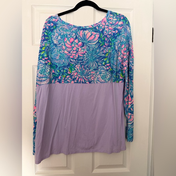 Lilly Pulitzer Finn Top In Full Bloom Print XXL - Picture 2 of 3